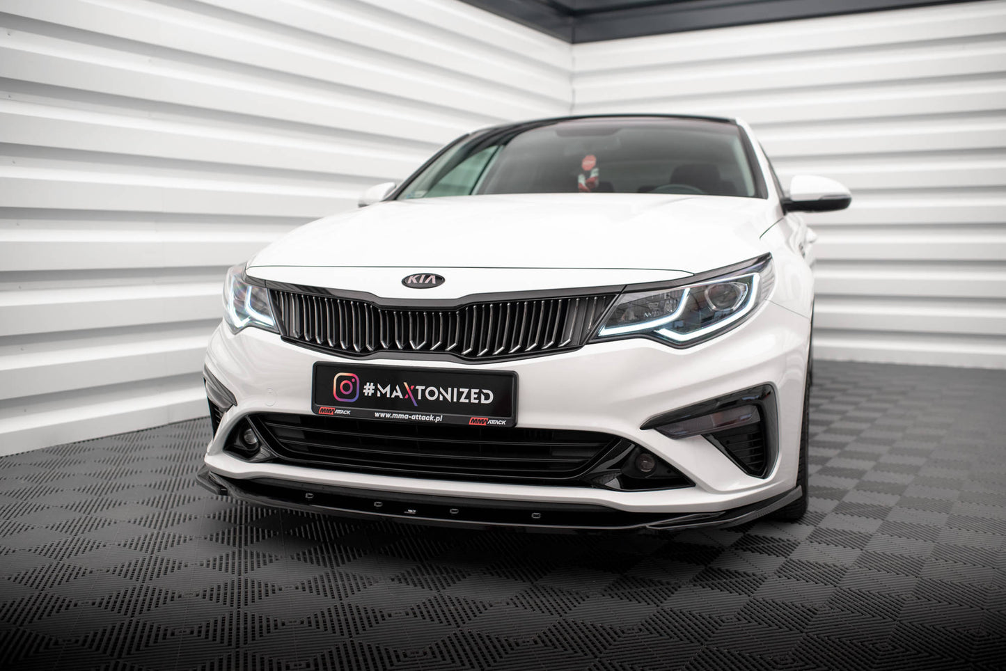 Forreste splitter V.2 Kia Optima Mk4 Facelift