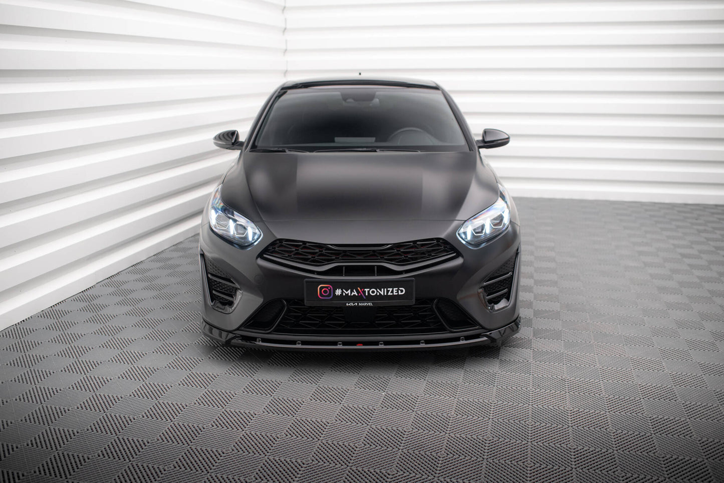 Forreste splitter V.2 Kia Proceed GT Mk3 Facelift / Ceed GT / GT - Line Mk1 Facelift