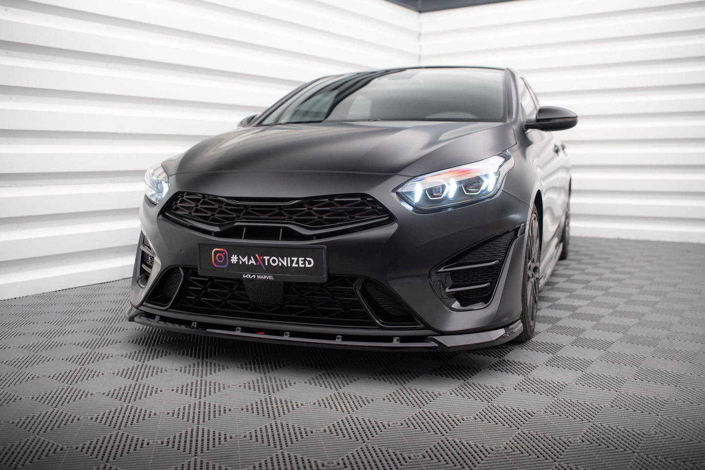 Forreste splitter V.2 Kia Proceed GT Mk3 Facelift / Ceed GT / GT - Line Mk1 Facelift