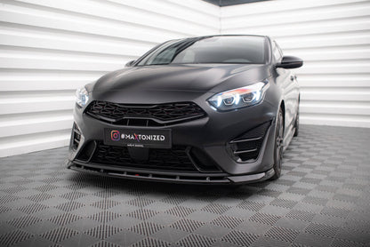 Forreste splitter V.2 Kia Proceed GT Mk3 Facelift / Ceed GT / GT - Line Mk1 Facelift