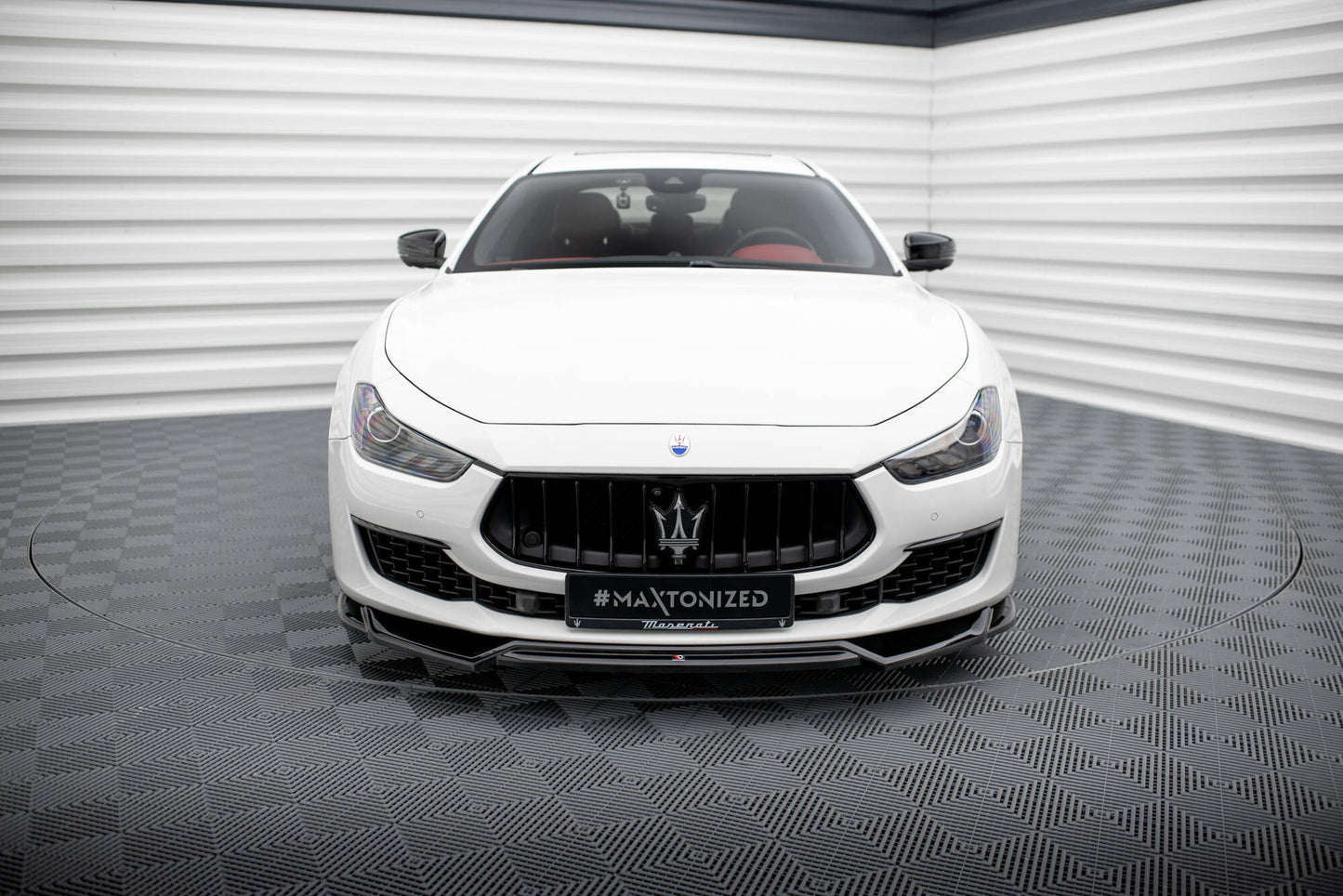 Forreste splitter V.2 Maserati Ghibli Mk3 Facelift