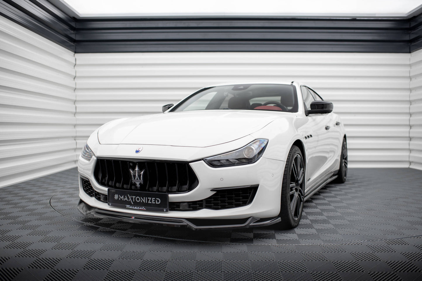 Forreste splitter V.2 Maserati Ghibli Mk3 Facelift