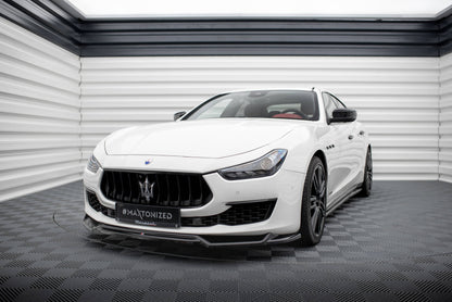 Forreste splitter V.2 Maserati Ghibli Mk3 Facelift