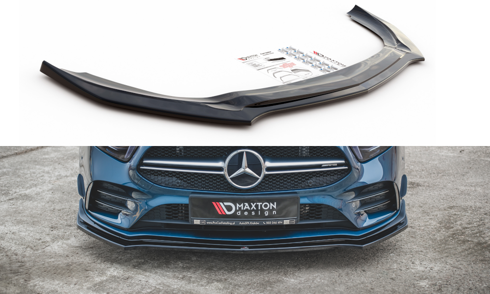 Forreste splitter V.2 Mercedes A35 AMG Aero W177