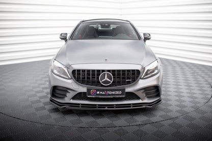 Forreste splitter V.2 Mercedes-AMG C43 Coupe / Cabrio / Sedan / Estate C205 / A205 / W205 / S205 Facelift