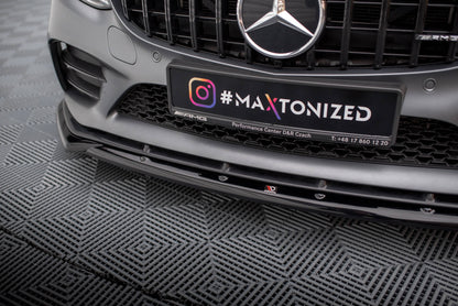 Forreste splitter V.2 Mercedes-AMG C43 Coupe / Cabrio / Sedan / Estate C205 / A205 / W205 / S205 Facelift