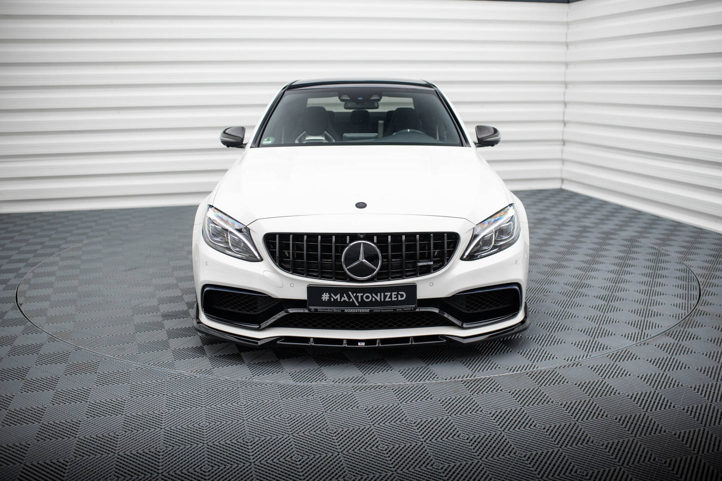 Forreste splitter V.2 Mercedes-AMG C63 Sedan / Estate W205 / S205