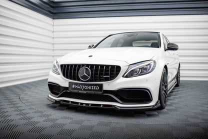 Forreste splitter V.2 Mercedes-AMG C63 Sedan / Estate W205 / S205
