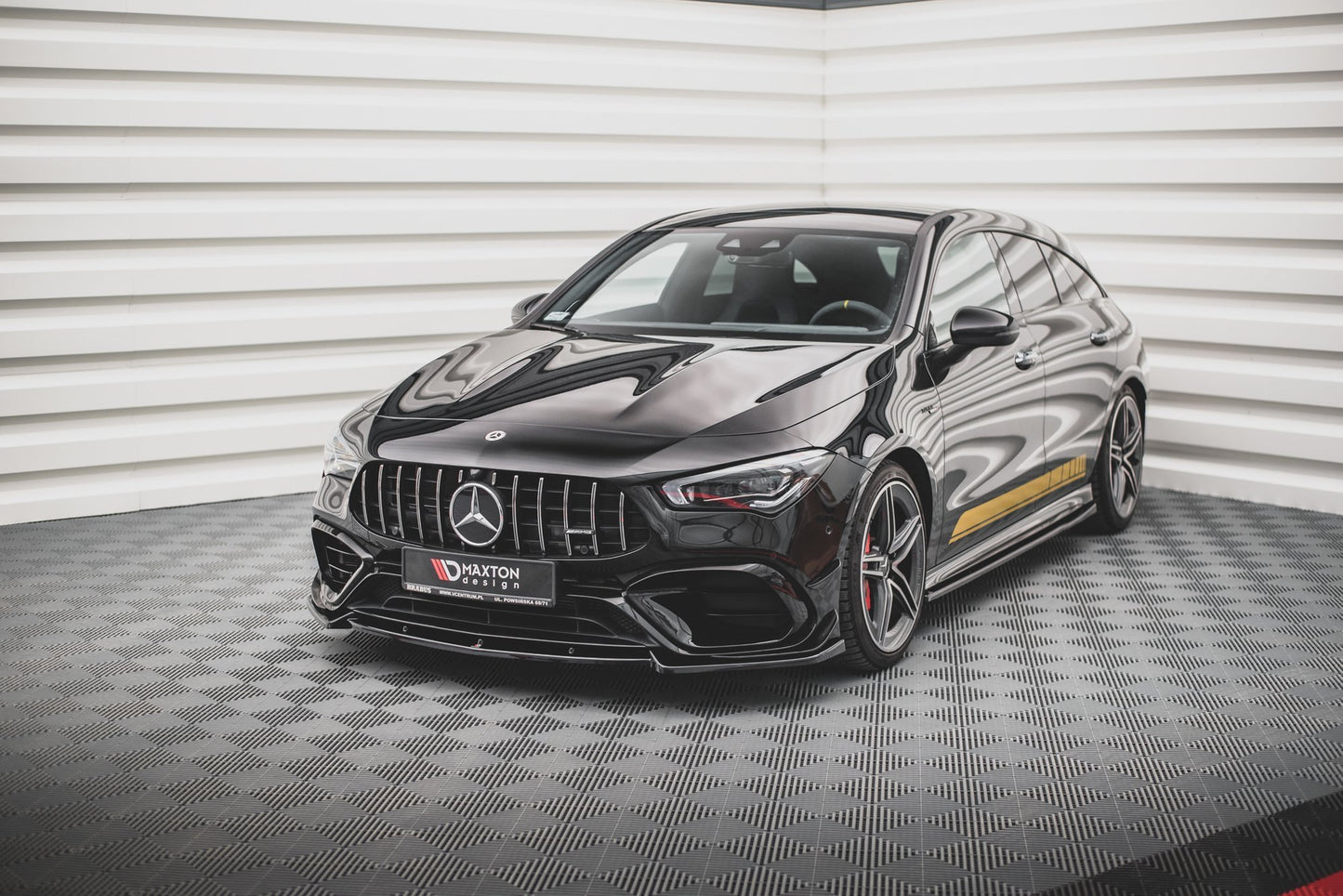 Forreste splitter V.2 Mercedes-AMG CLA 45 Aero C118