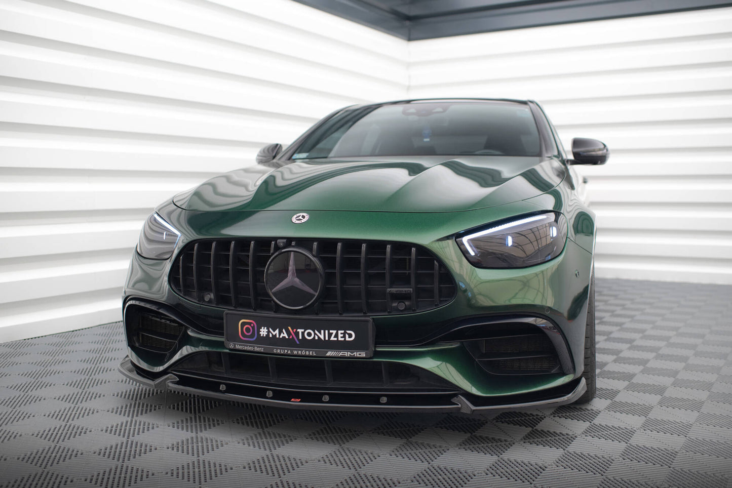 Forreste splitter V.2 Mercedes-AMG E63 W213 Facelift