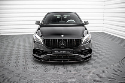 Forreste splitter V.2 Mercedes-Benz A AMG-Line W176 Facelift