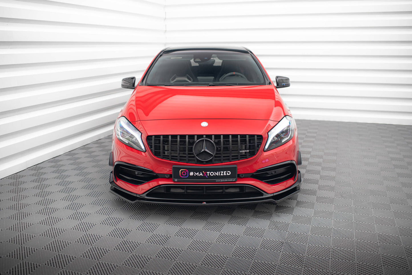 Forreste splitter V.2 Mercedes-Benz A45 Aero W176 Facelift