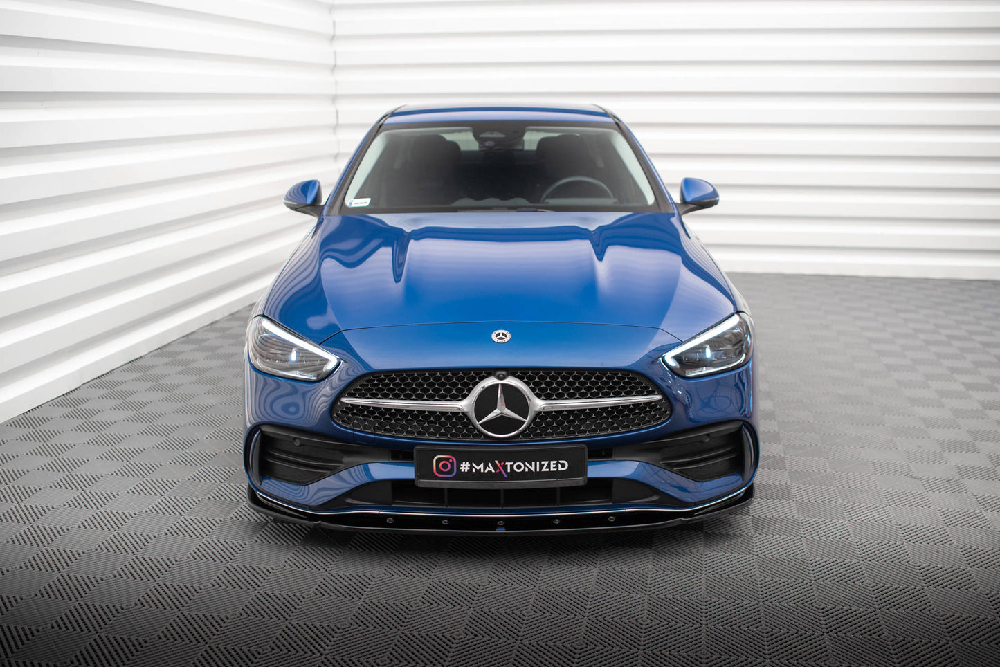 Forreste splitter V.2 Mercedes-Benz C AMG-Line / 43 AMG W206