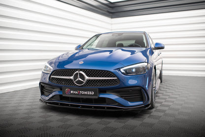 Forreste splitter V.2 Mercedes-Benz C AMG-Line / 43 AMG W206