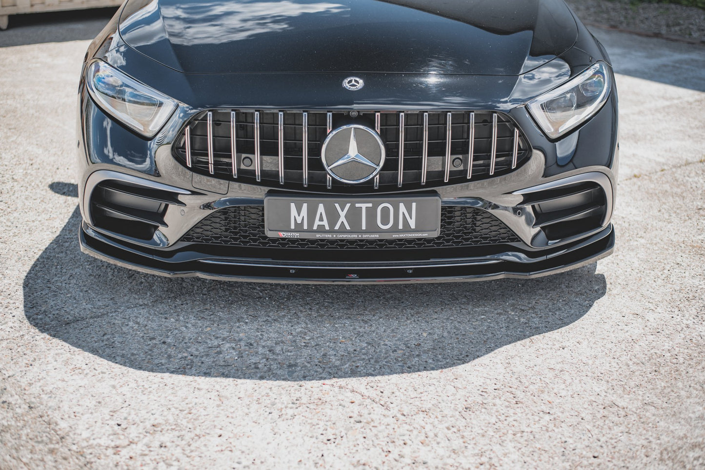 Forreste splitter V.2 Mercedes-Benz CLS AMG-Line / 53AMG C257