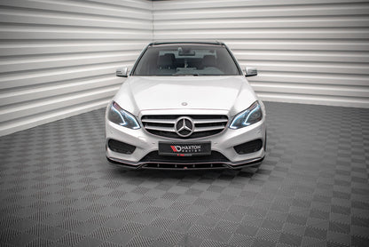 Forreste splitter V.2 Mercedes-Benz E AMG-Line Sedan W212 Facelift
