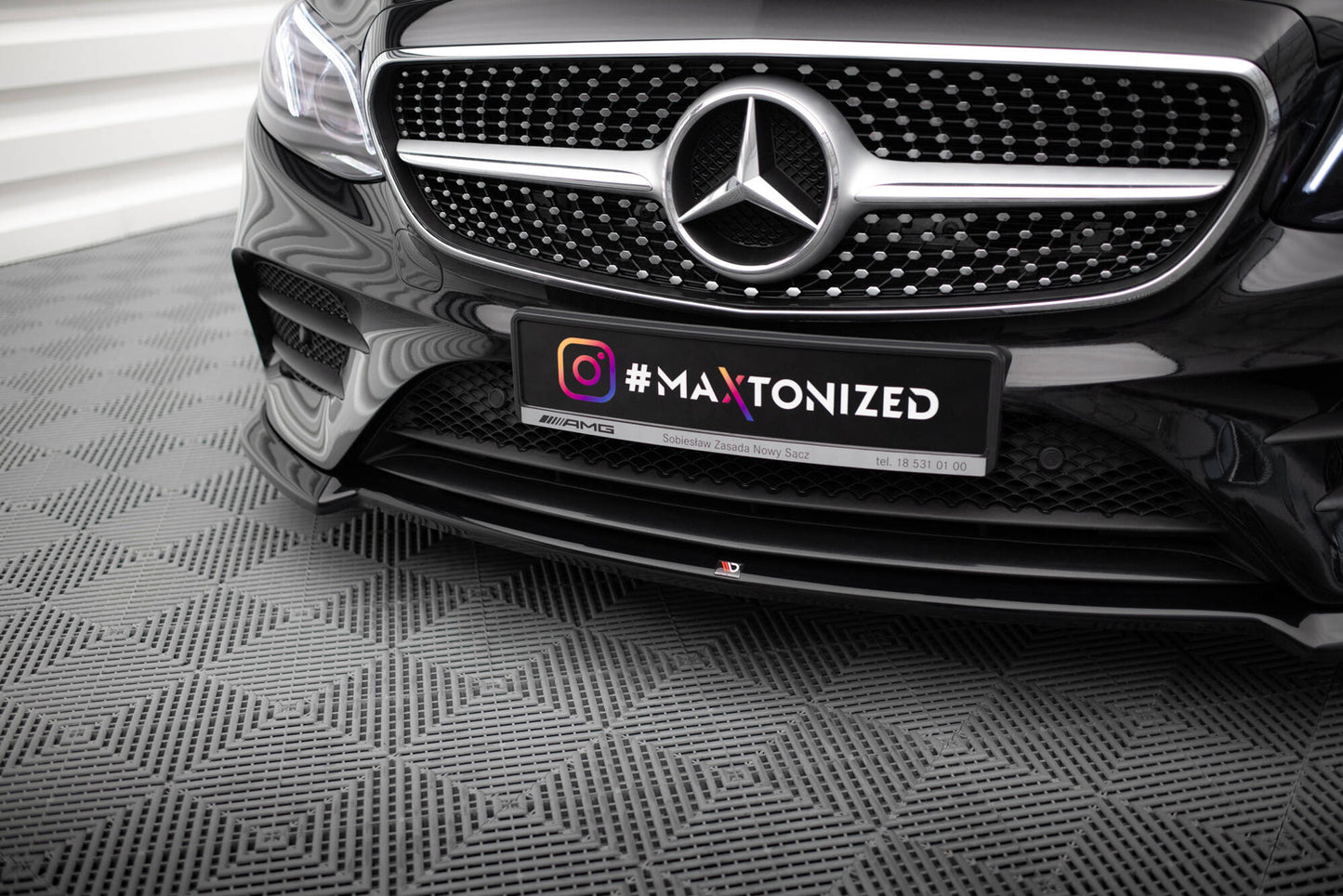 Forreste splitter V.2 Mercedes-Benz E-Class W213 Coupe (C238) / Cabriolet (A238) AMG-Line / 53 AMG
