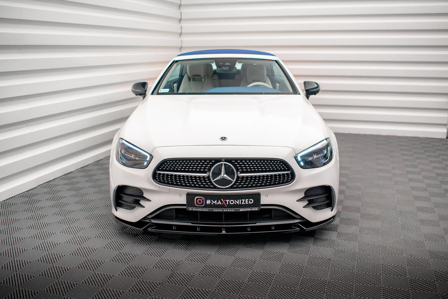 Forreste splitter V.2 Mercedes-Benz E-Class W213 Coupe Facelift (C238 Facelift) / Cabriolet (A238 Facelift) AMG-Line / 53 AMG