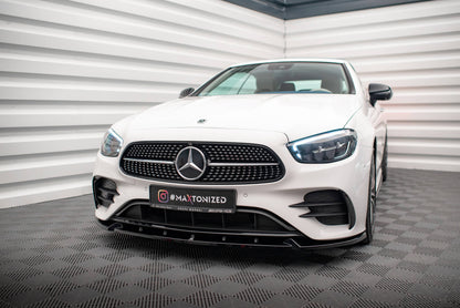 Forreste splitter V.2 Mercedes-Benz E-Class W213 Coupe Facelift (C238 Facelift) / Cabriolet (A238 Facelift) AMG-Line / 53 AMG