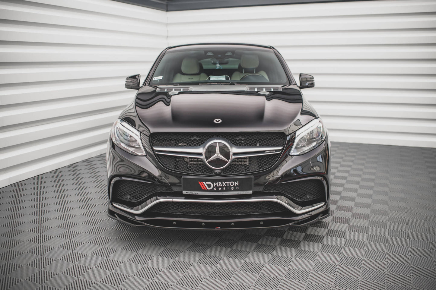 Forreste splitter V.2 Mercedes-Benz GLE Coupe / SUV 63 AMG C292 / W166