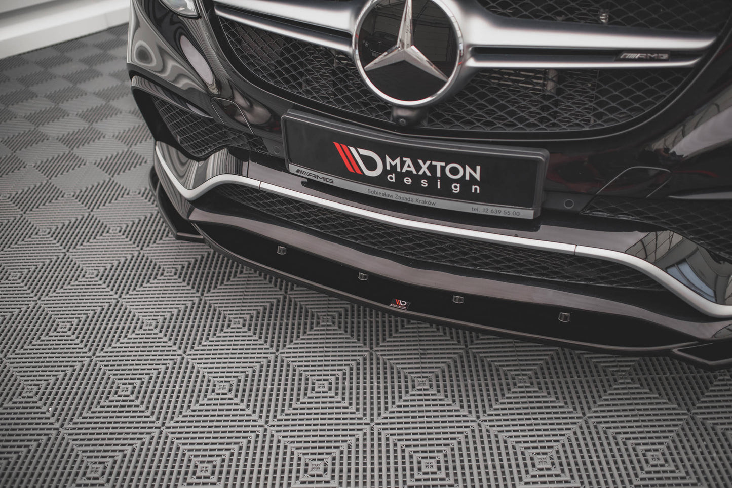 Forreste splitter V.2 Mercedes-Benz GLE Coupe / SUV 63 AMG C292 / W166