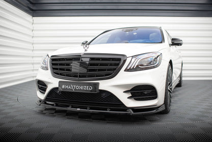 Forreste splitter V.2 Mercedes-Benz S AMG-Line W222 Facelift