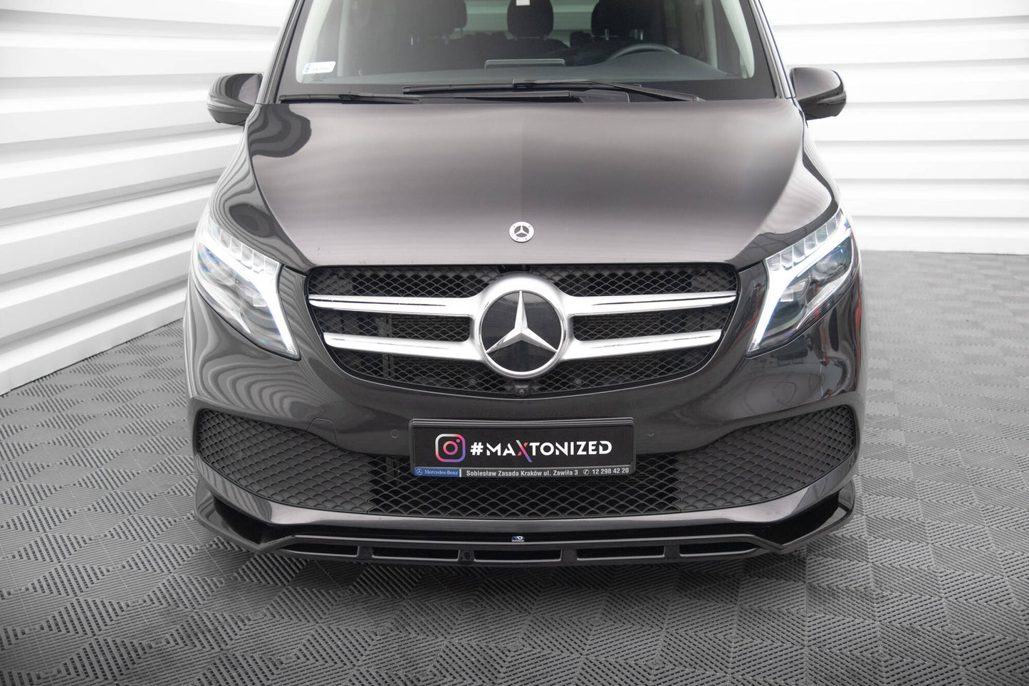 Forreste splitter V.2 Mercedes-Benz V-Class W447 Facelift