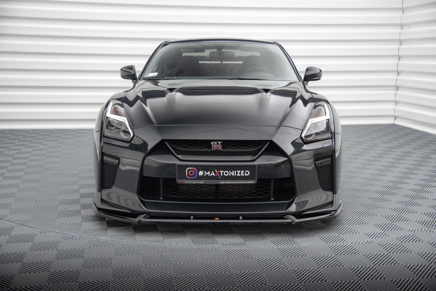Forreste splitter V.2 Nissan GTR R35 Facelift