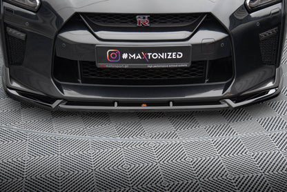 Forreste splitter V.2 Nissan GTR R35 Facelift