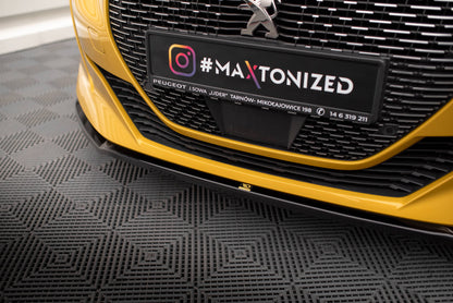 Forreste splitter V.2 Peugeot 208 GT Mk2
