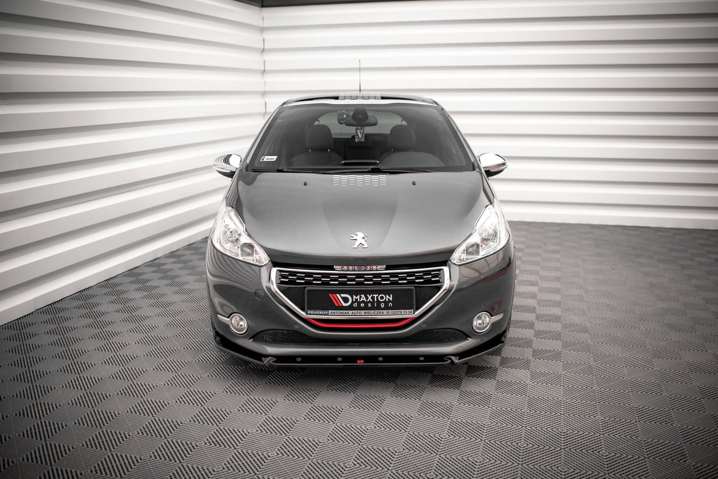 Forreste splitter V.2 Peugeot 208 GTi Mk1