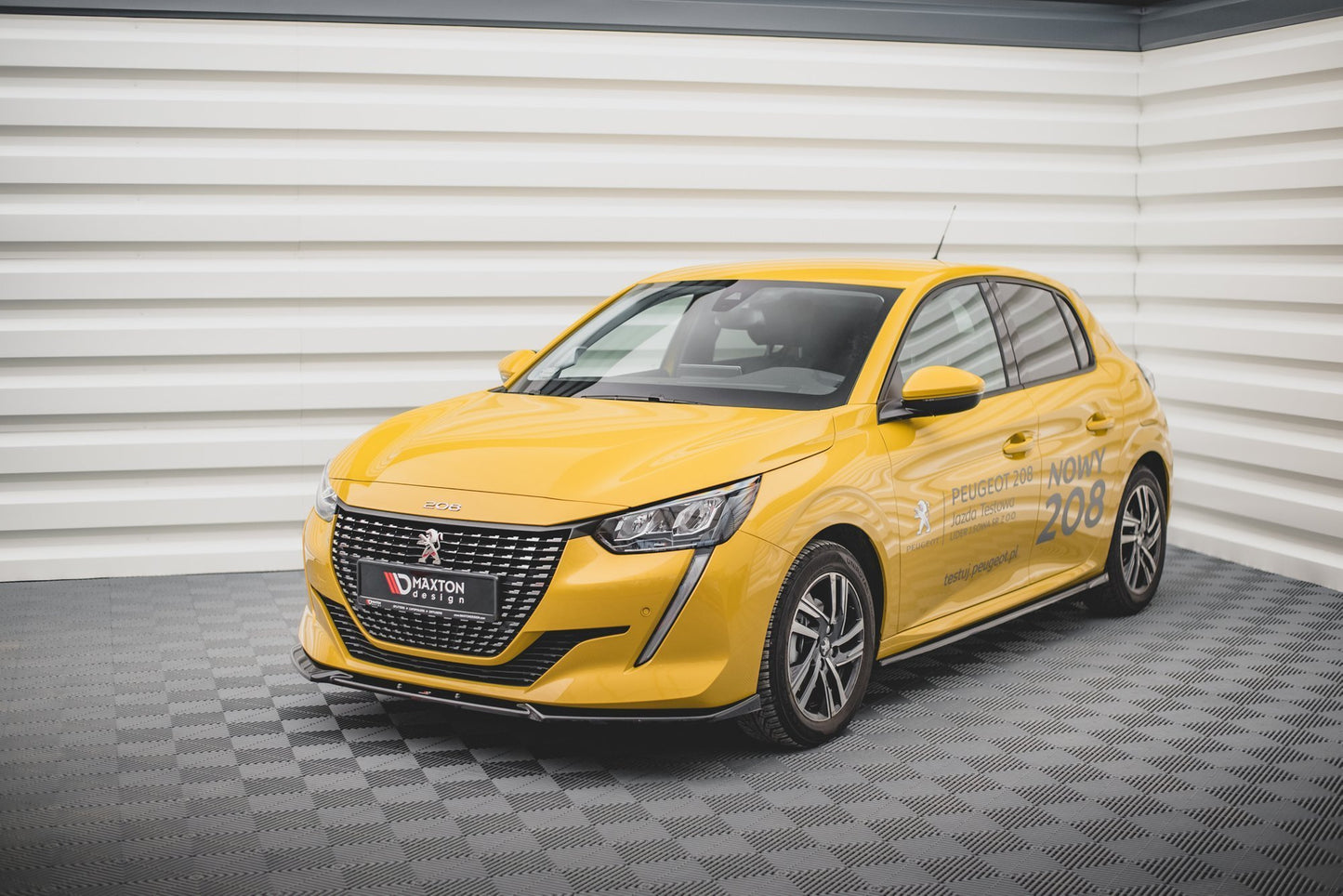Forreste splitter V.2 Peugeot 208 Mk2