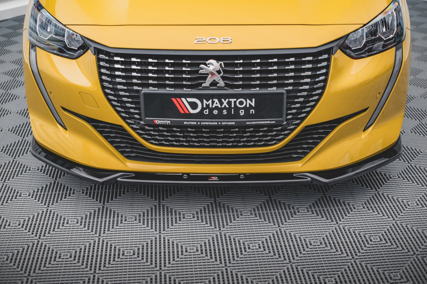 Forreste splitter V.2 Peugeot 208 Mk2