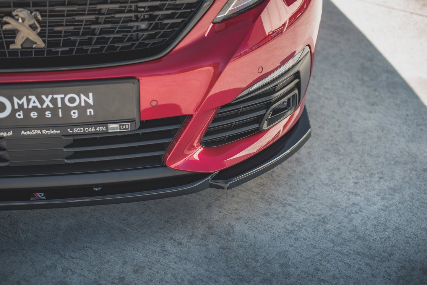 Forreste splitter V.2 Peugeot 308 GT Mk2 Facelift