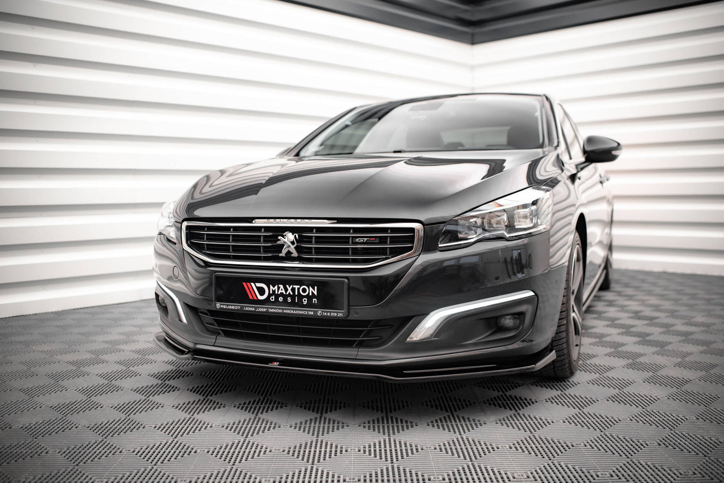 Forreste splitter V.2 Peugeot 508 GT Mk1 Facelift