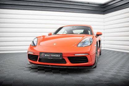 Forreste splitter V.2 Porsche 718 Cayman 982c