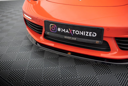 Forreste splitter V.2 Porsche 718 Cayman 982c