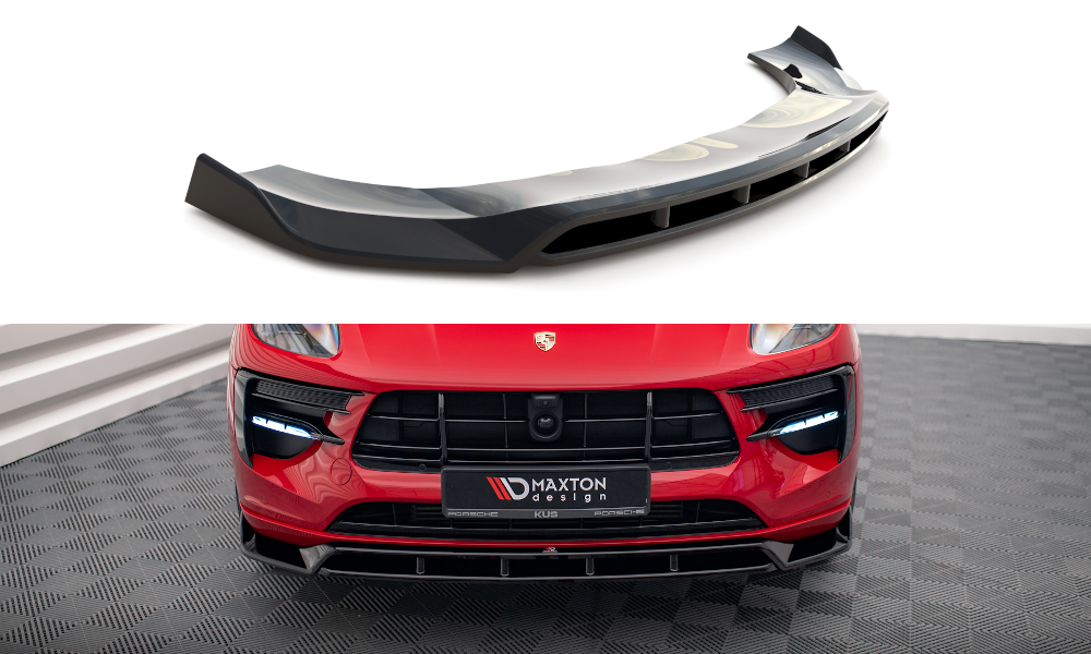 Forreste splitter V.2 Porsche Macan GTS / Sport Design Mk1 Facelift