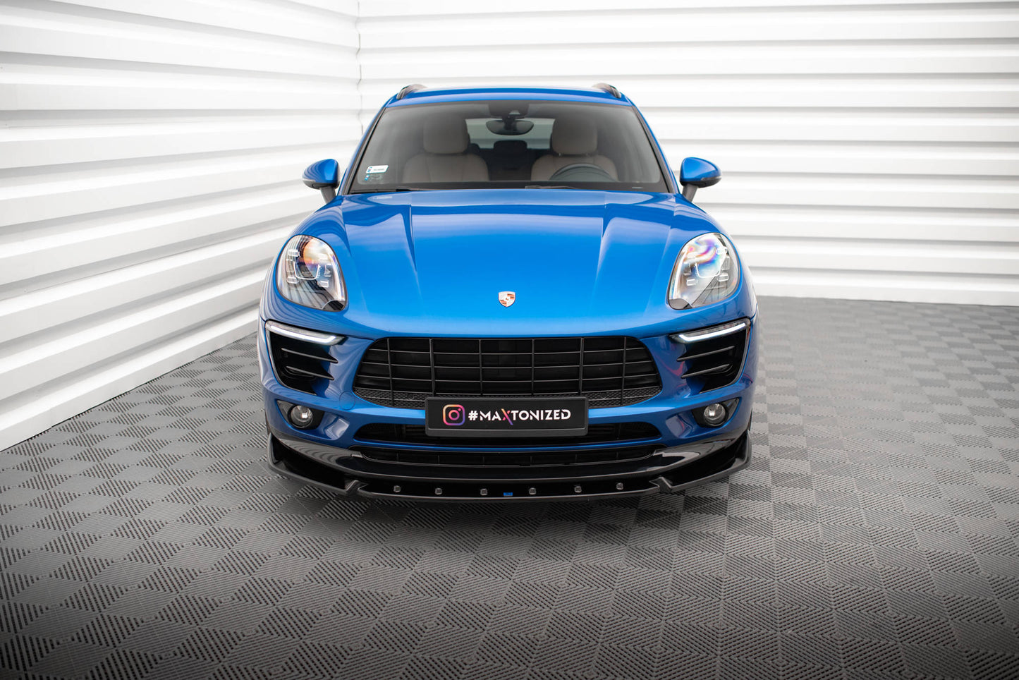 Forreste splitter V.2 Porsche Macan Mk1