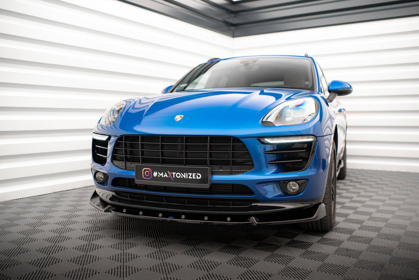 Forreste splitter V.2 Porsche Macan Mk1