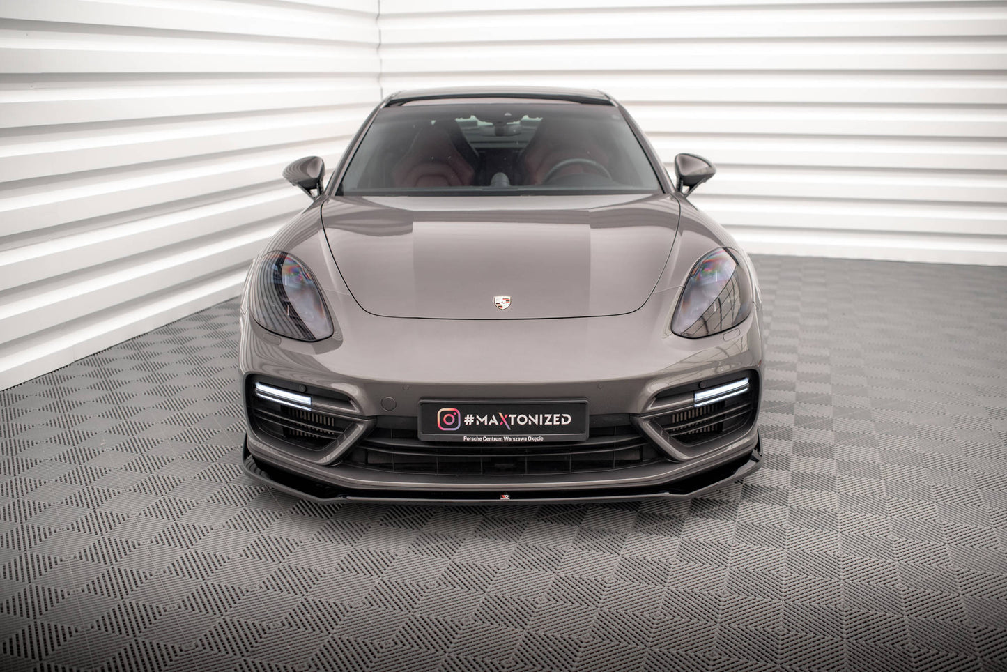 Forreste splitter V.2 Porsche Panamera Turbo S E-Hybrid