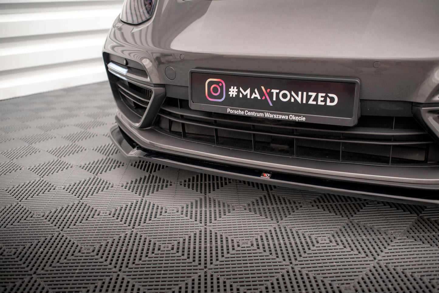 Forreste splitter V.2 Porsche Panamera Turbo S E-Hybrid