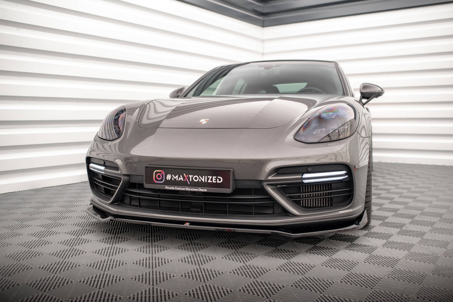 Forreste splitter V.2 Porsche Panamera Turbo S E-Hybrid