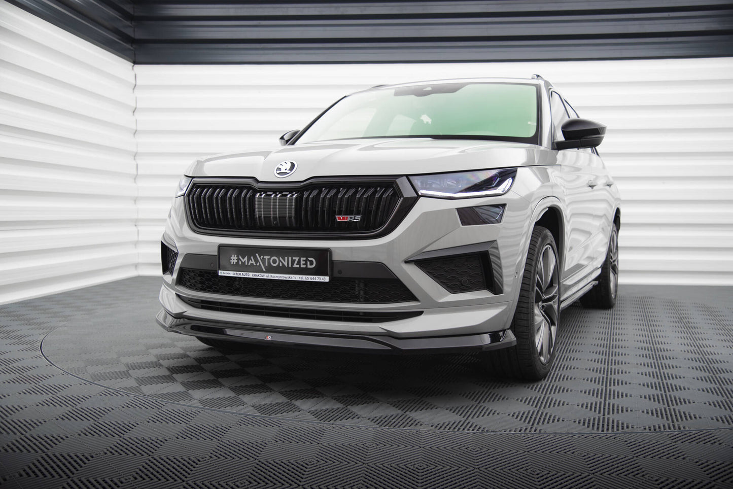 Forreste splitter V.2 Skoda Kodiaq RS Mk1 Facelift