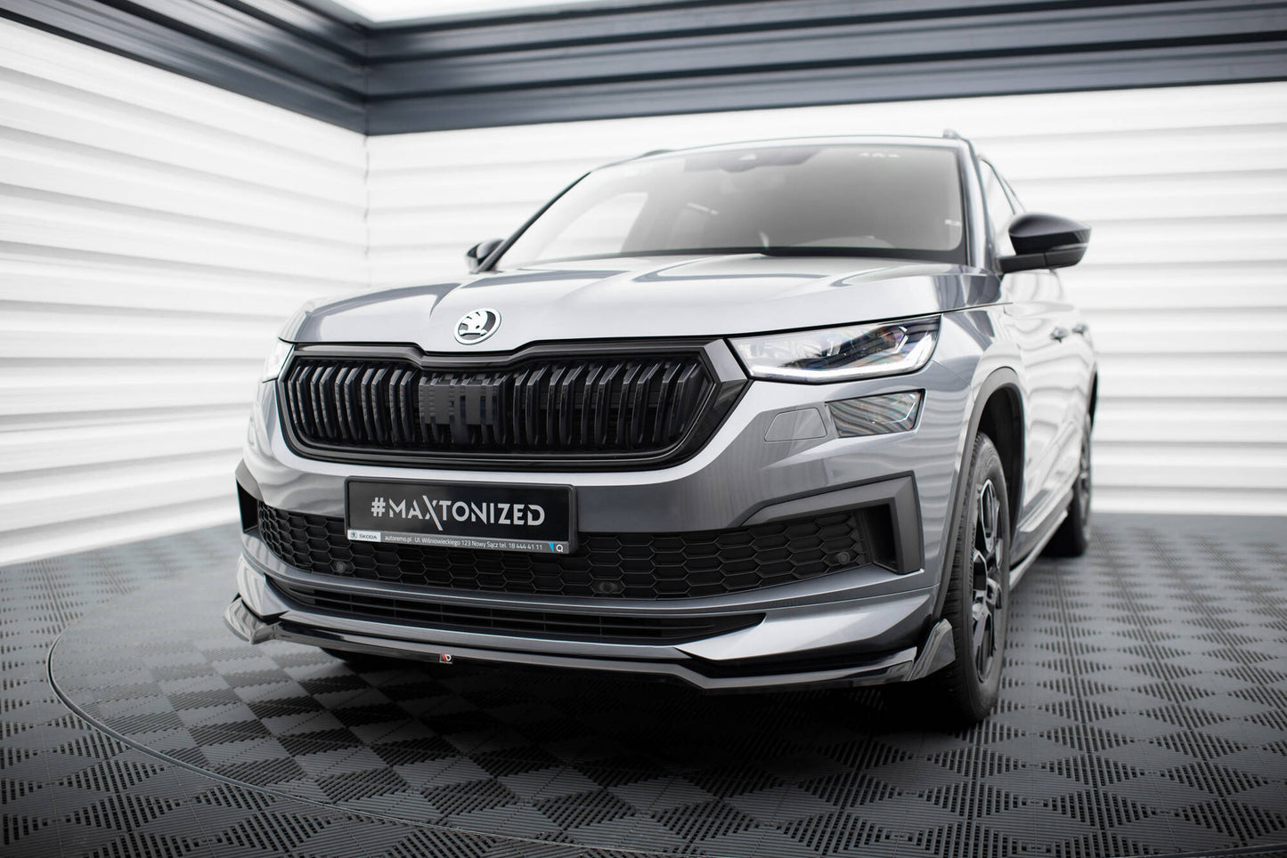 Forreste splitter V.2 Skoda Kodiaq Sportline Mk1 Facelift