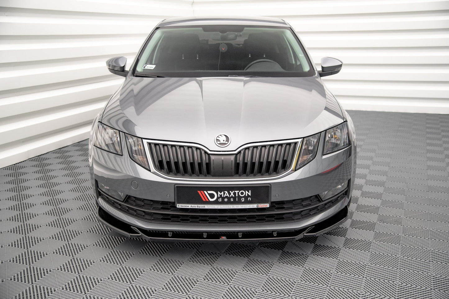 Forreste splitter V.2 Skoda Octavia Mk3 Facelift