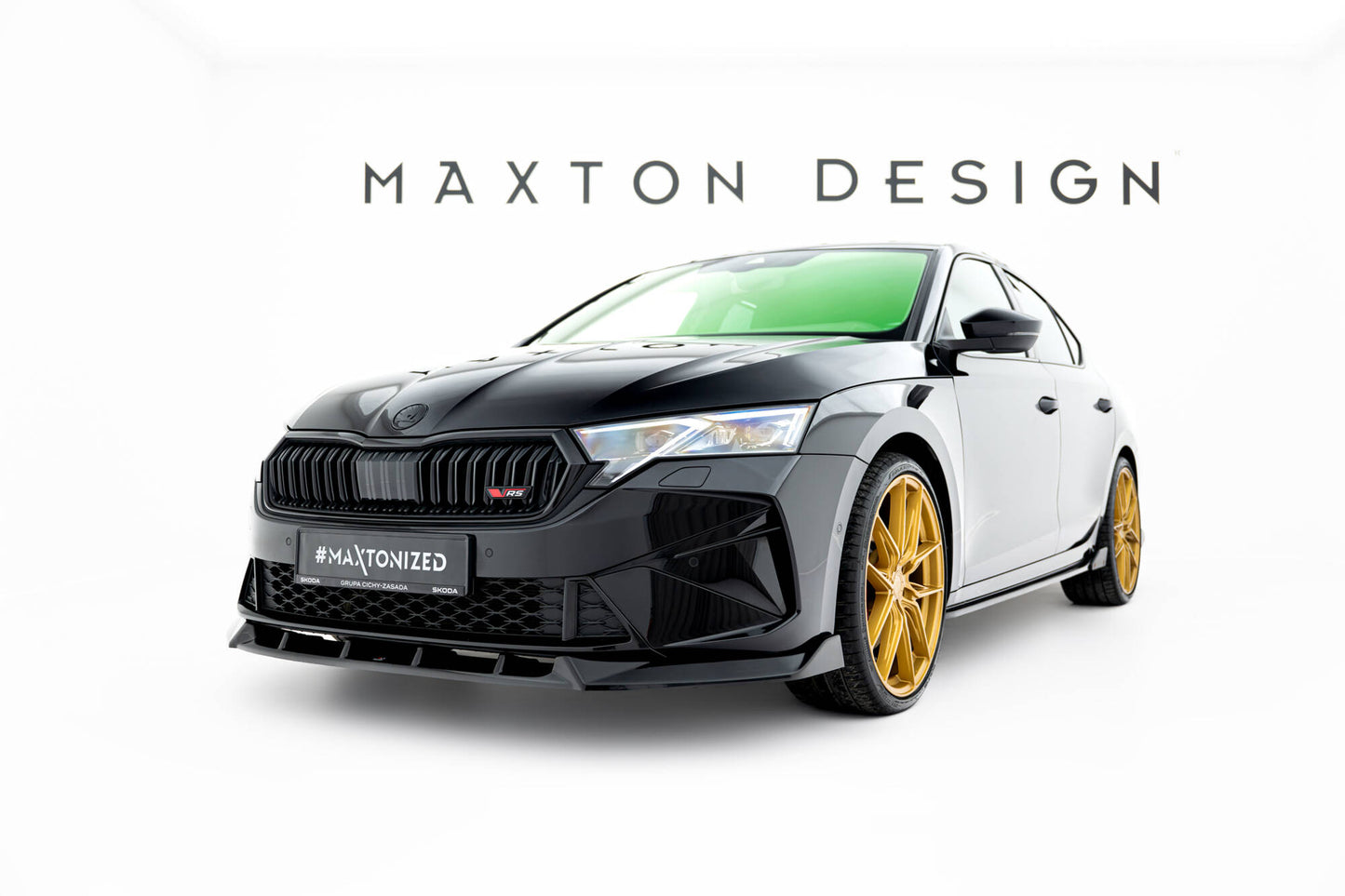 Forreste splitter V.2 Skoda Octavia RS Liftback / Combi Mk4 Facelift