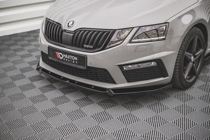 Forreste splitter V.2 Skoda Octavia RS Mk3 Facelift