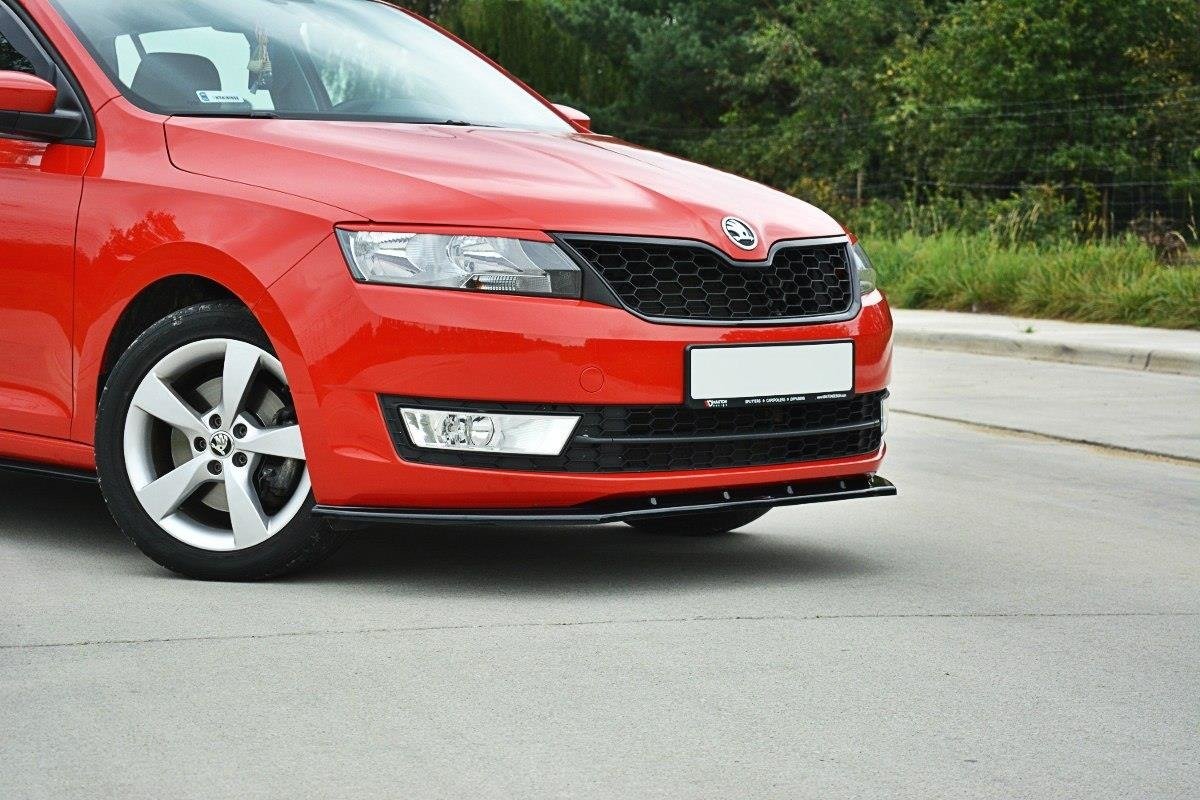 Forreste splitter V.2 Skoda Rapid
