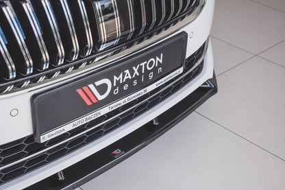 Forreste splitter V.2 Skoda Superb Liftback / Combi Mk3 Facelift